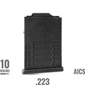 223 10&12 RND Polymer Mags - MDT Polymer Gen 2 - 223 - 10 Round - BLK